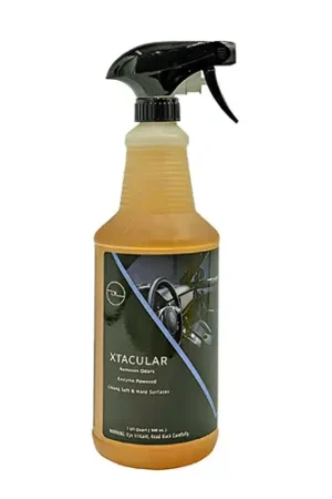 XTACULAR enzyme carpet and fabric cleaner for automotive interior stain and odor removal